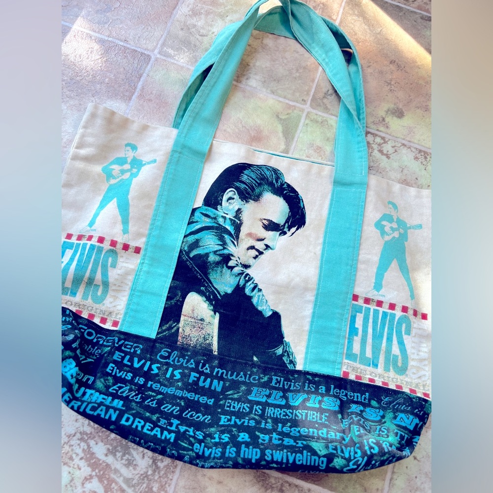 Elvis Presley canvas tote